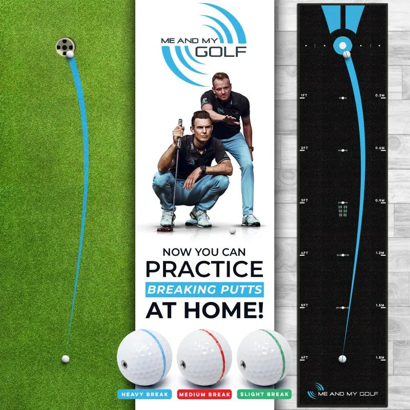 Me and My Golf Breaking Ball Putting Mat