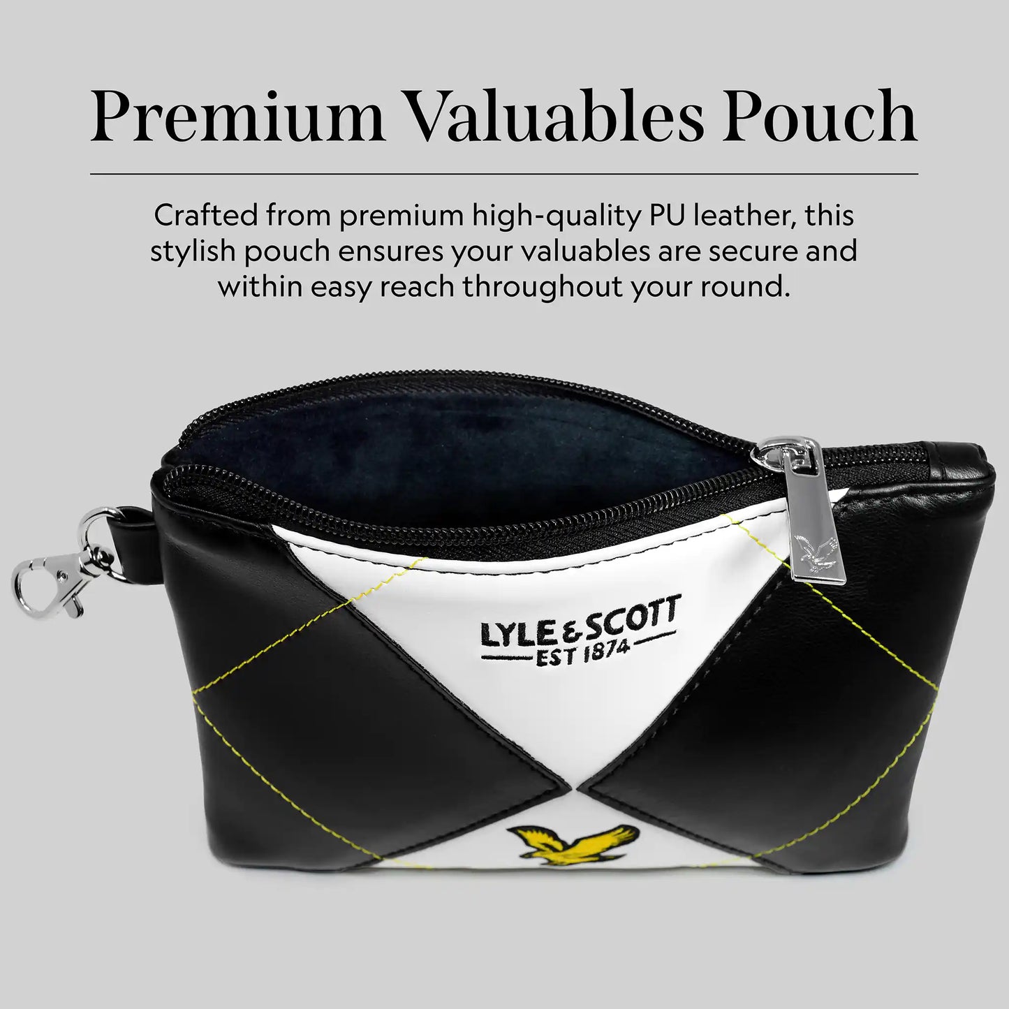 Lyle & Scott Argyle Premium Valuables Pouch