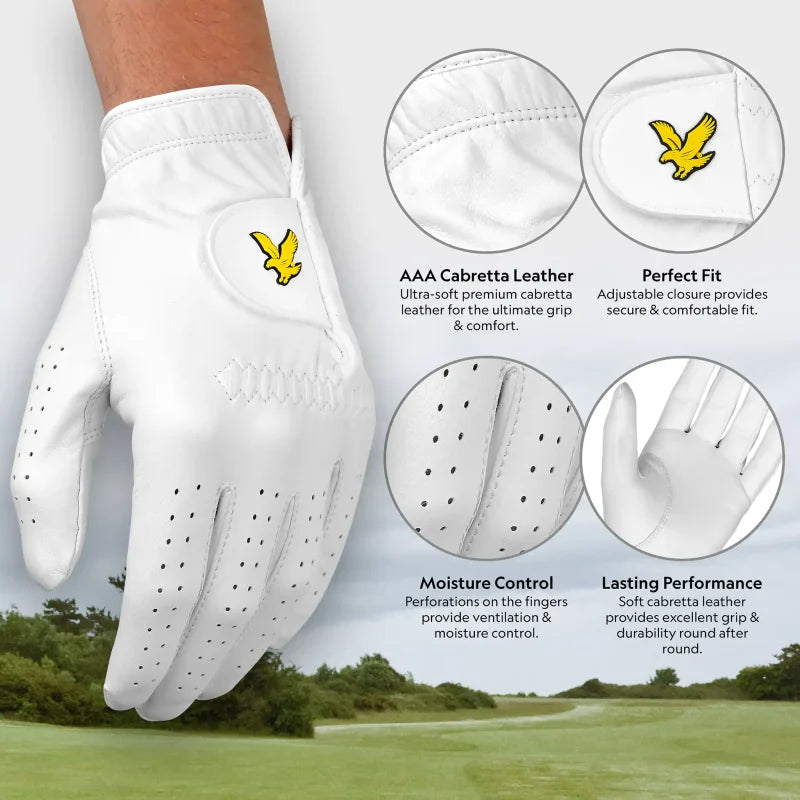Lyle & Scott Cabretta Leather Golf Glove