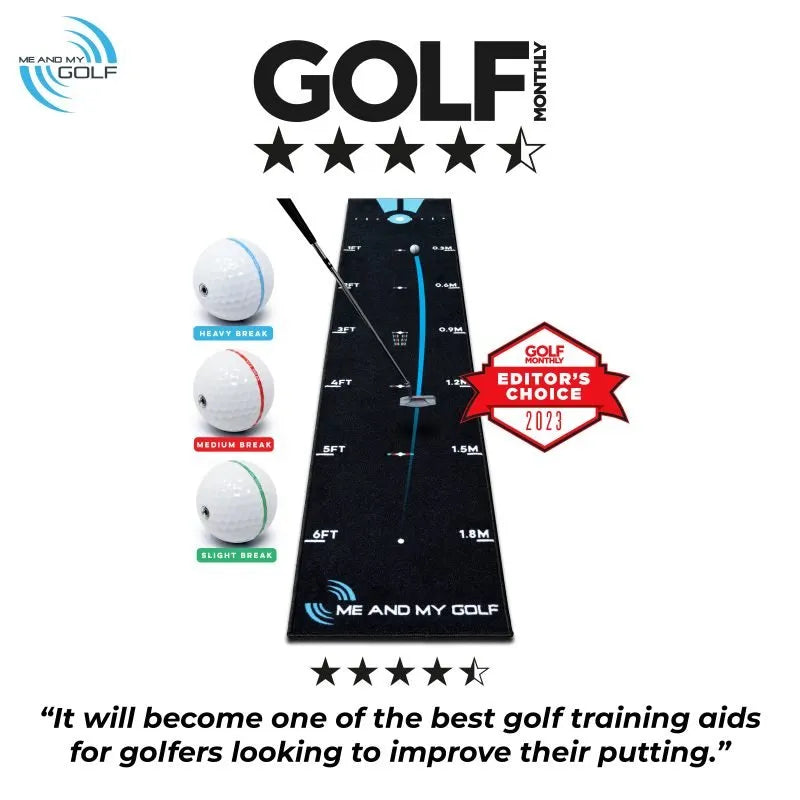 Me and My Golf Breaking Ball Putting Mat