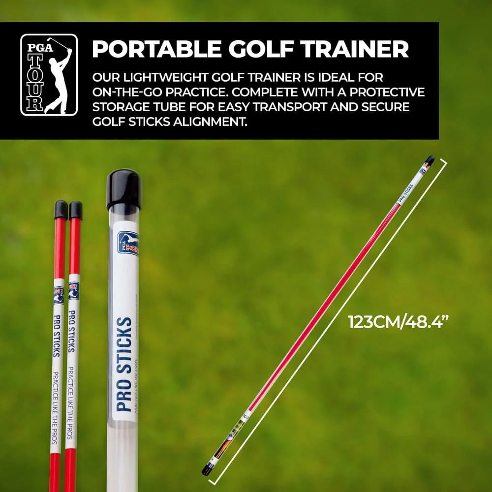 PGA TOUR Pro Alignment Sticks Golf Aid