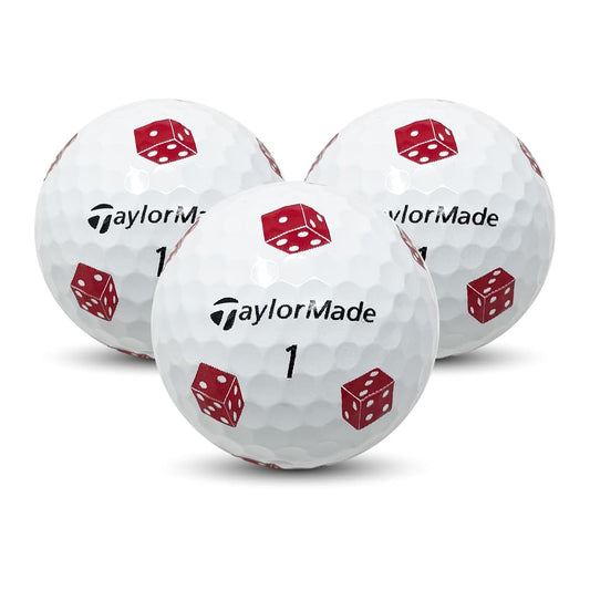 TaylorMade TP5/TP5x Red Dice Lake Balls