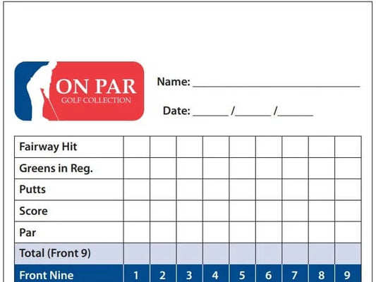 On Par Scorecard Game Tracker