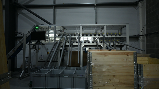 Inside the Golf Ball Sorting Machine at Mail Order Golf