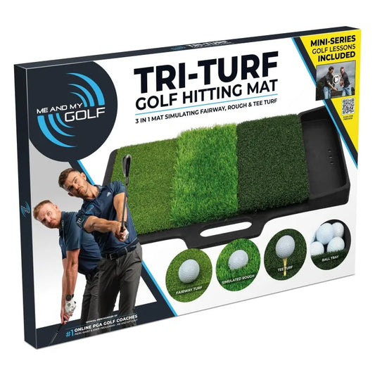 Me and My Golf Tri-Turf Golf Hitting Mat 