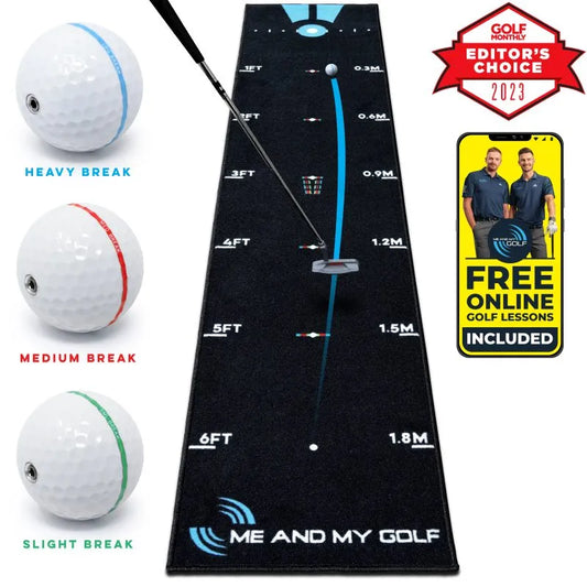 Me and My Golf Breaking Ball Putting Mat 