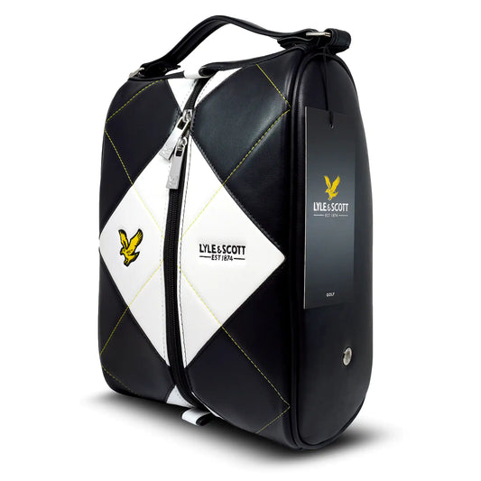 Lyle & Scott Argyle Premium Leather Shoe Bag