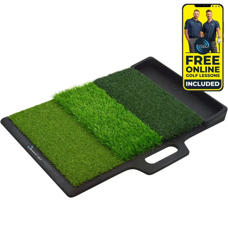 Me and My Golf Tri-Turf Golf Hitting Mat 