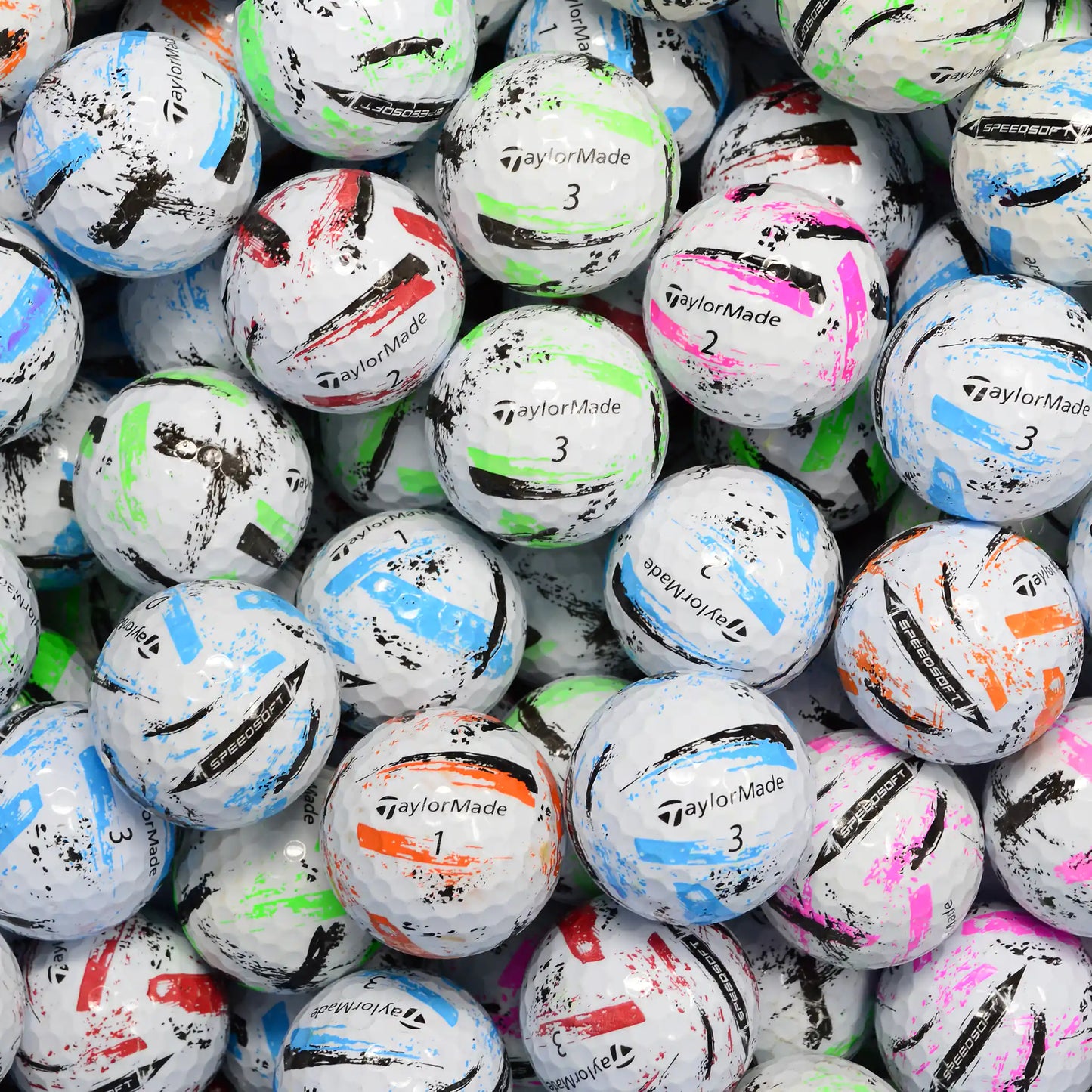 TaylorMade SpeedSoft Ink Mixed Lake Balls