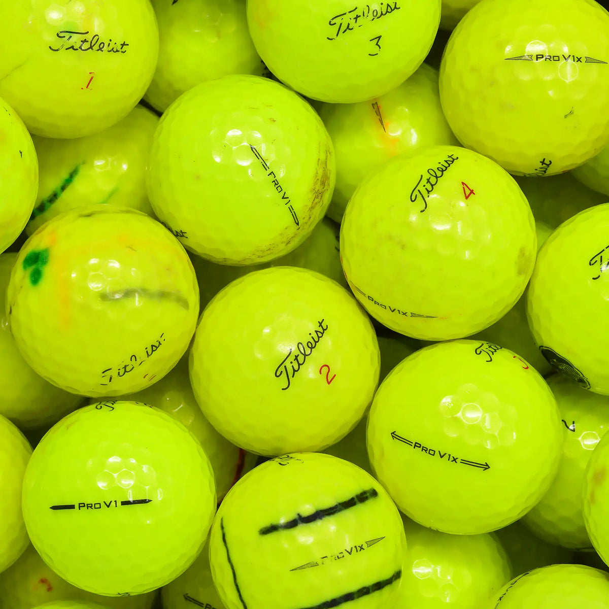 Titleist PRO V1 & PRO V1X Yellow Mix - Grade B