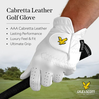 Lyle & Scott Cabretta Leather Golf Glove