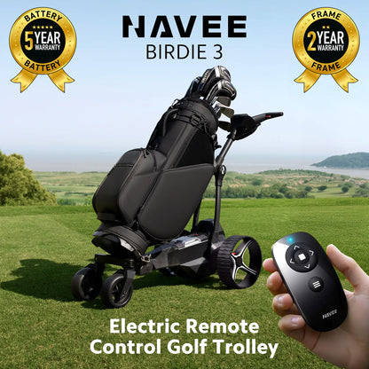 NAVEE Birdie 3 Electric Remote Golf Trolley