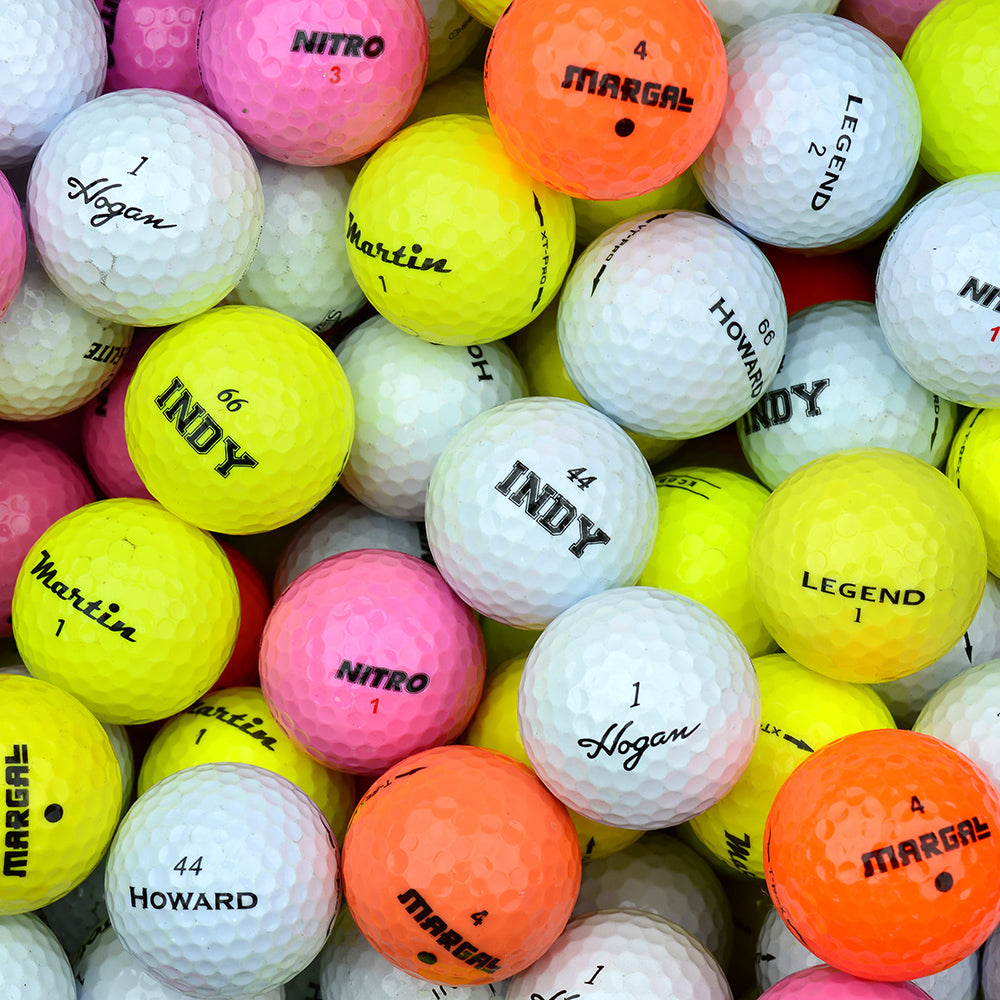 24 Mixed Recycled Golf Balls with Carry Bag