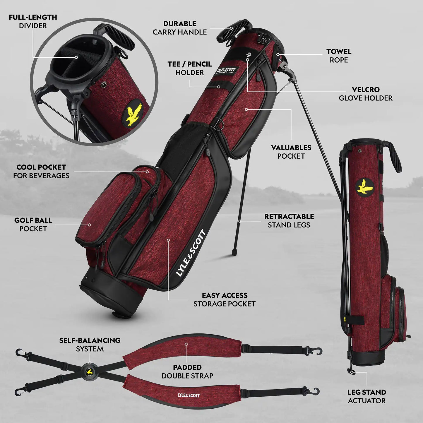 Lyle & Scott Gleneagle Golf Bag