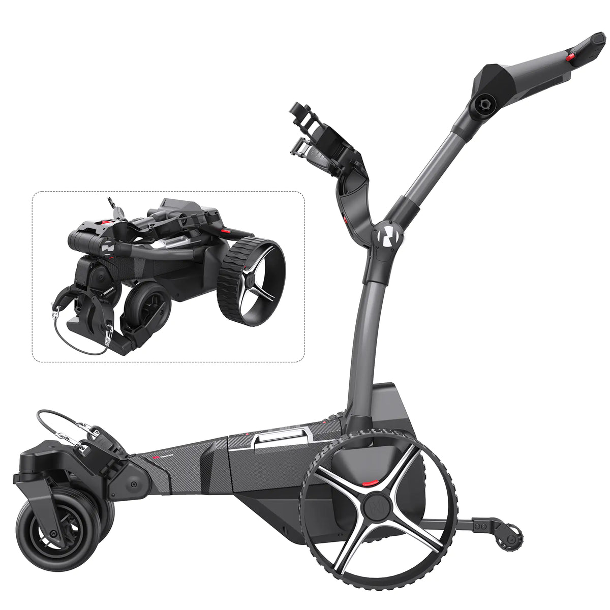 NAVEE Birdie 3X Electric Follow Golf Trolley