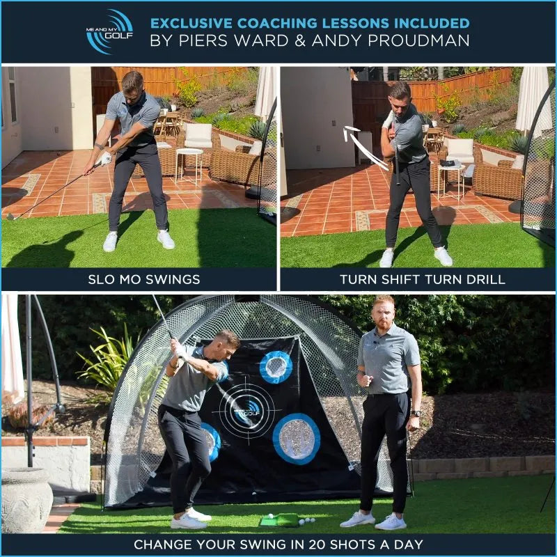 Me and My Golf Home Training Net 