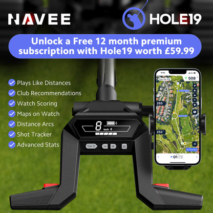 NAVEE Birdie 3X Electric Follow Golf Trolley