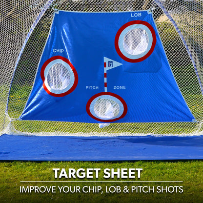 PGA TOUR Pro Size Golf Driving Net with Carry Bag