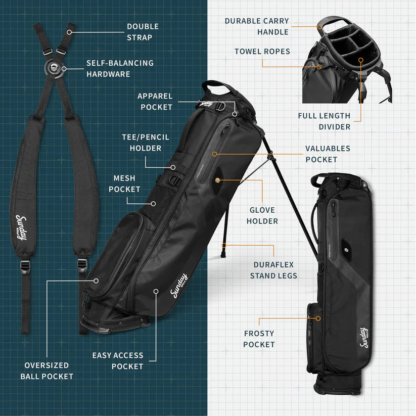 Sunday Golf - El Camino (Walking Golf Bag)