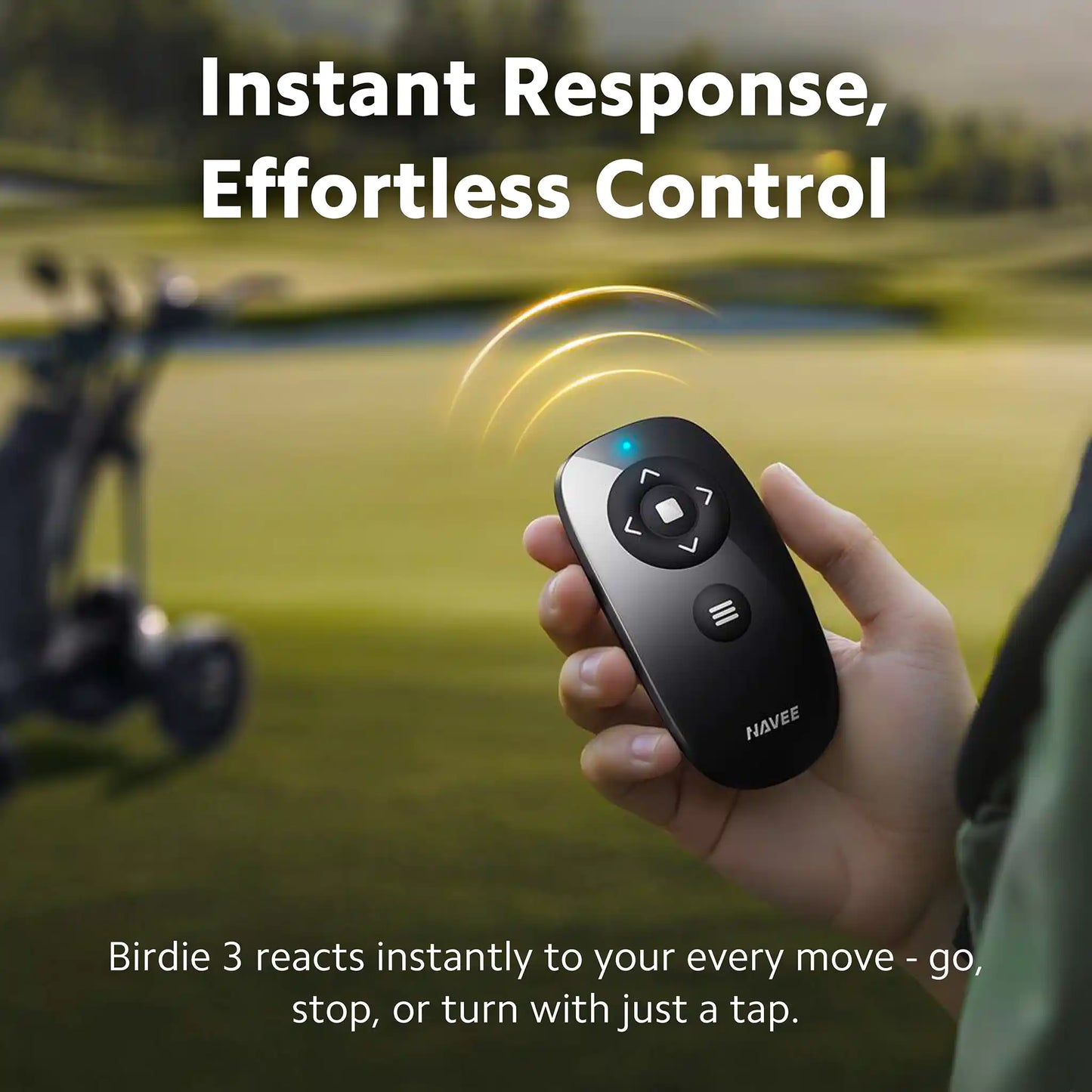 NAVEE Birdie 3X Electric Follow Golf Trolley