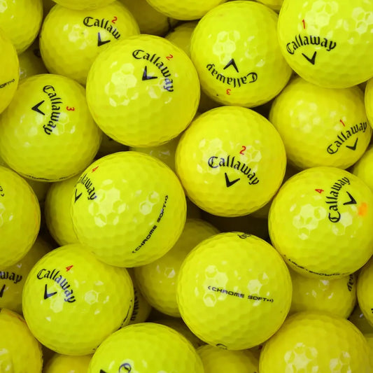 Callaway Chrome Soft & Chrome Soft X Yellow Lake Balls