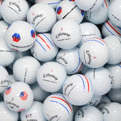 Callaway Chrome Tour and Tour X Mix Grade A Lake Balls