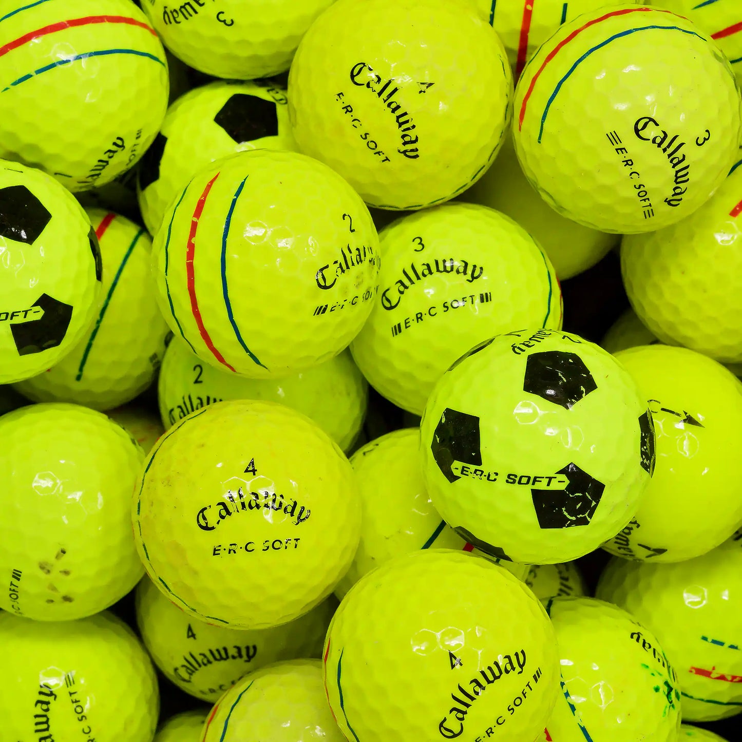 Callaway E.R.C Soft Yellow Lake Balls