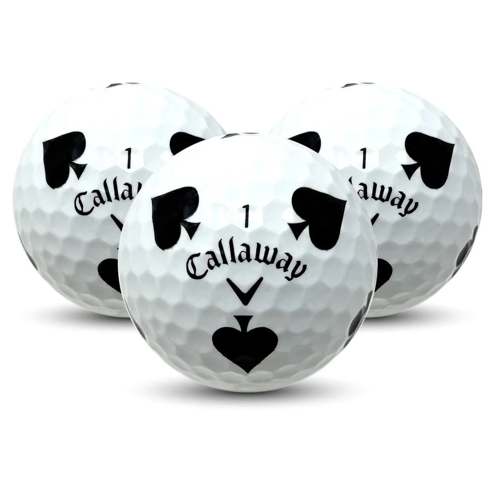 Callaway Chrome Soft Black Spade Lake Balls