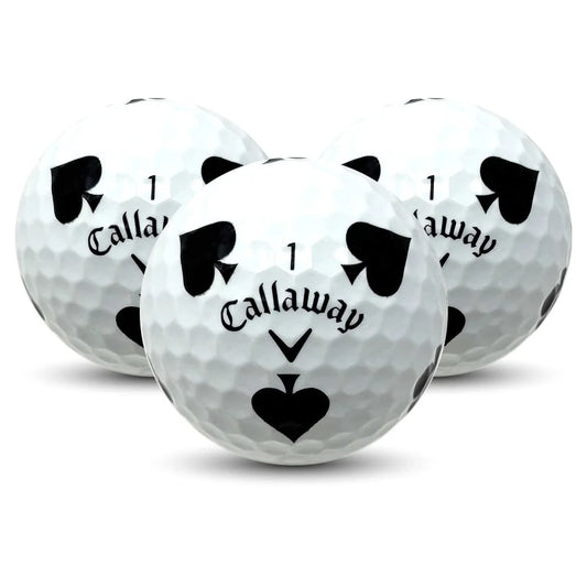 Callaway Chrome Soft Black Spade Lake Balls