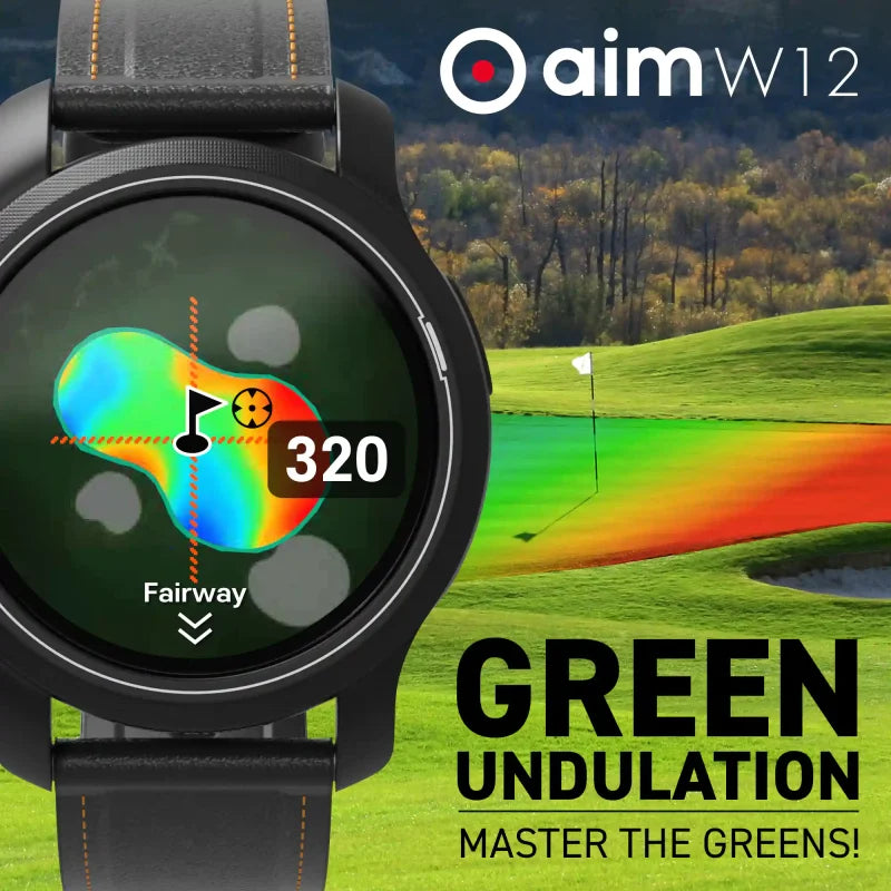 GOLFBUDDY Aim W12 GPS Golf Watch