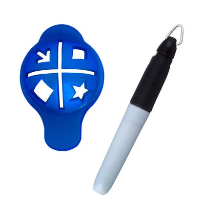 On Par Golf Ball Alignment Tool & Marker