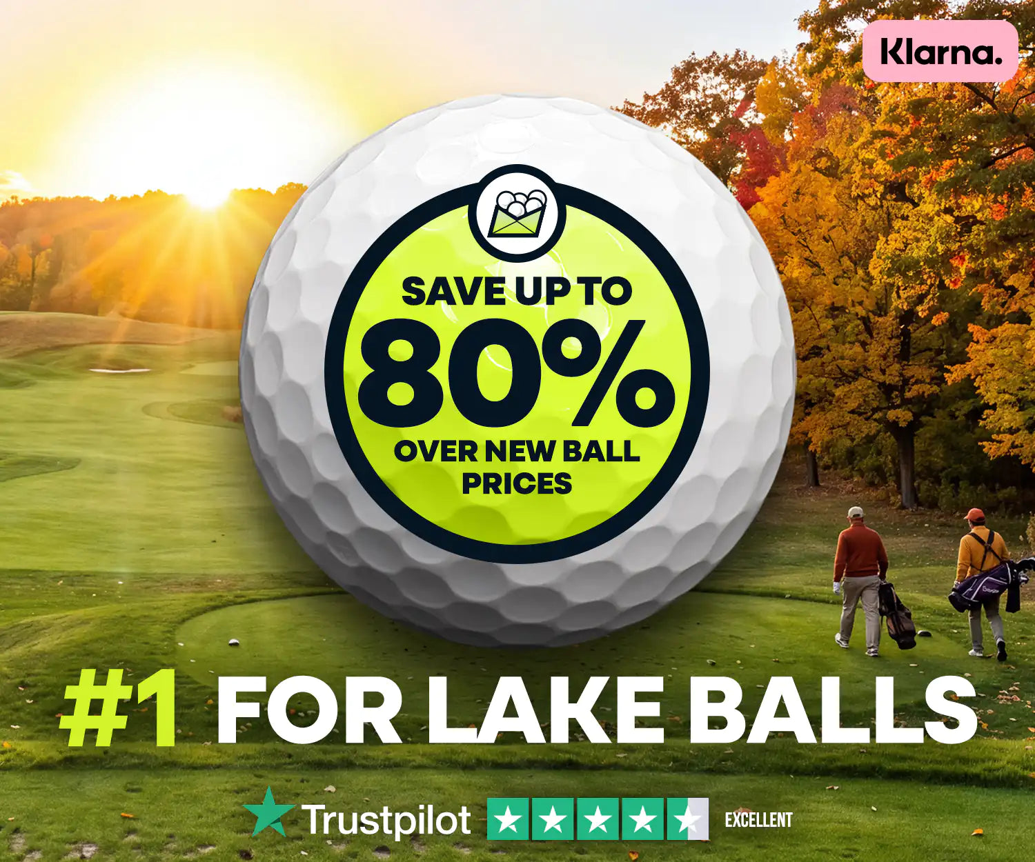 Save up to 80% over new golf ball prices with Mail Order Golf