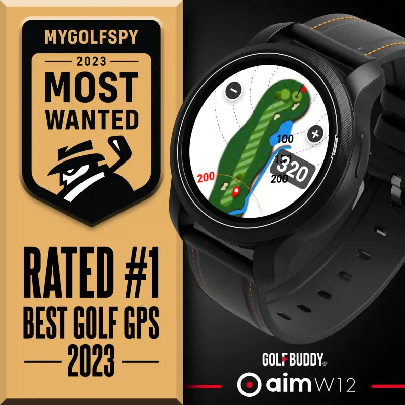 GOLFBUDDY Aim W12 GPS Golf Watch