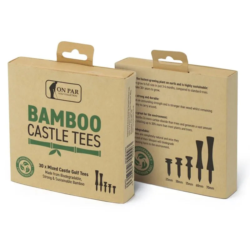 On Par Bamboo Castle Tees (Pack of 30)