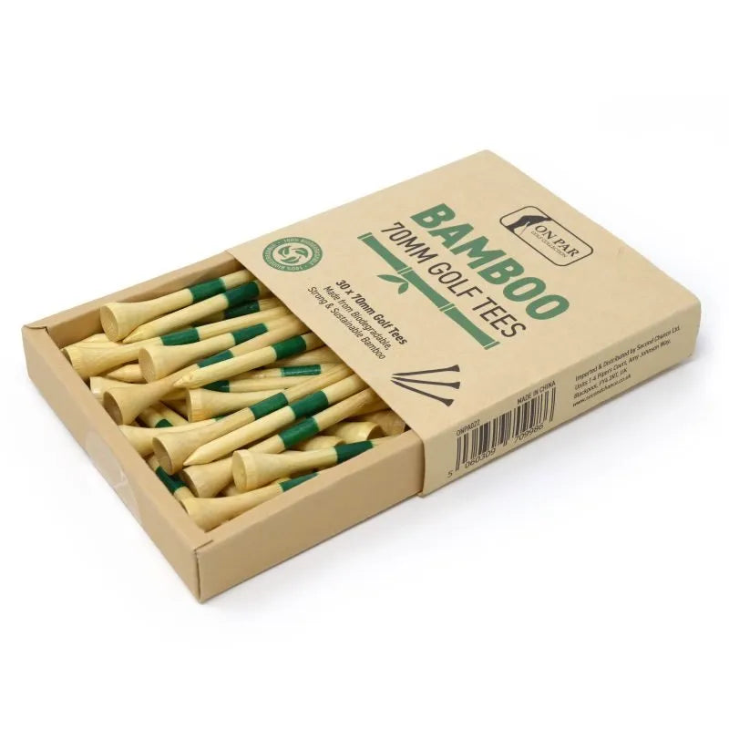 On Par Bamboo Tees 7cm (Pack of 30)