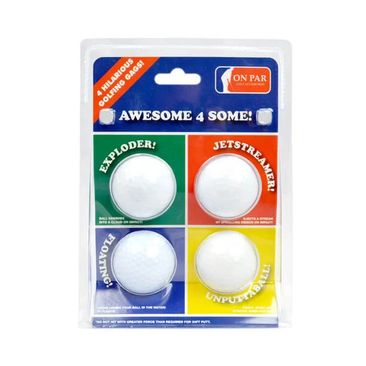On Par Joke Golf Balls (Pack of 4)