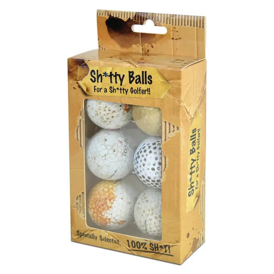 On Par Sh*tty Golf Balls (Pack of 6)