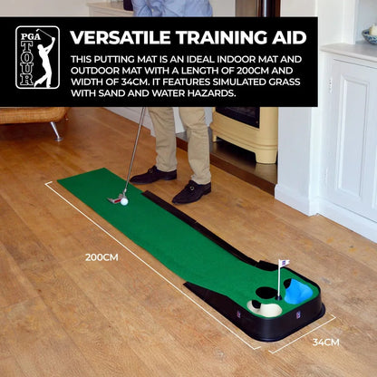 PGA TOUR Outdoor and Indoor Putting Mat