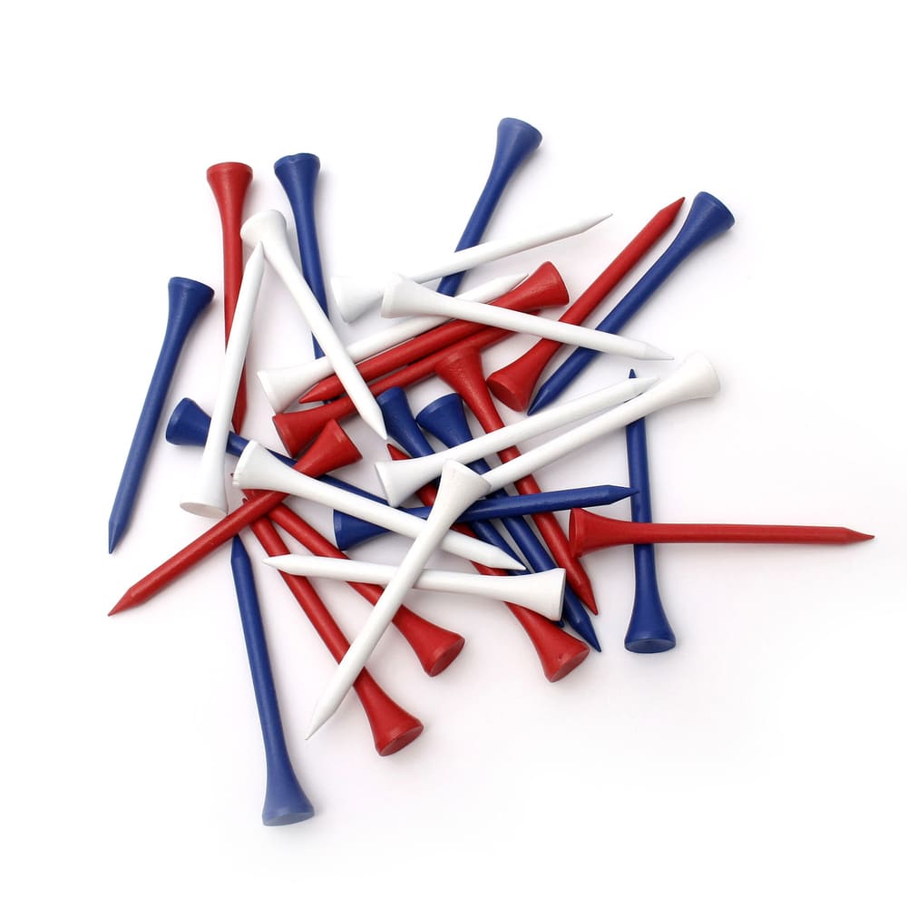 PGA TOUR 200 Wooden Golf Tees 7cm