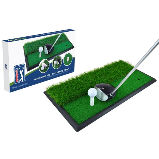 PGA TOUR 2 In 1 Golf Hitting Mat