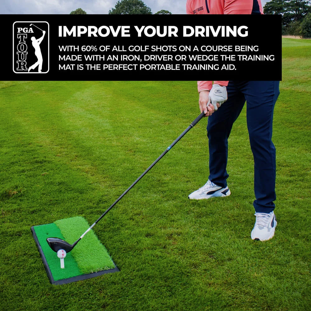 PGA TOUR 2 In 1 Golf Hitting Mat