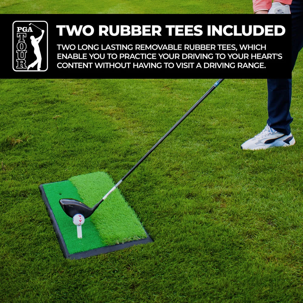 PGA TOUR 2 In 1 Golf Hitting Mat