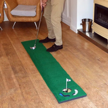 PGA TOUR 6ft Putting Mat with Guide Ball & Ball Alignment Tool