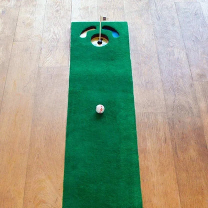 PGA TOUR 6ft Putting Mat with Guide Ball & Ball Alignment Tool