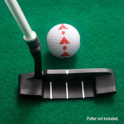 PGA TOUR 6ft Putting Mat with Guide Ball & Ball Alignment Tool