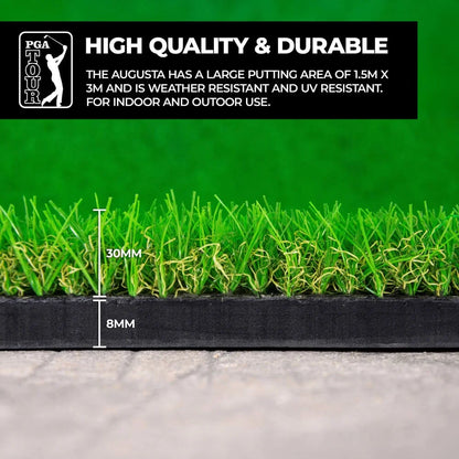 PGA TOUR Extra Large Golf Putting Mat Green