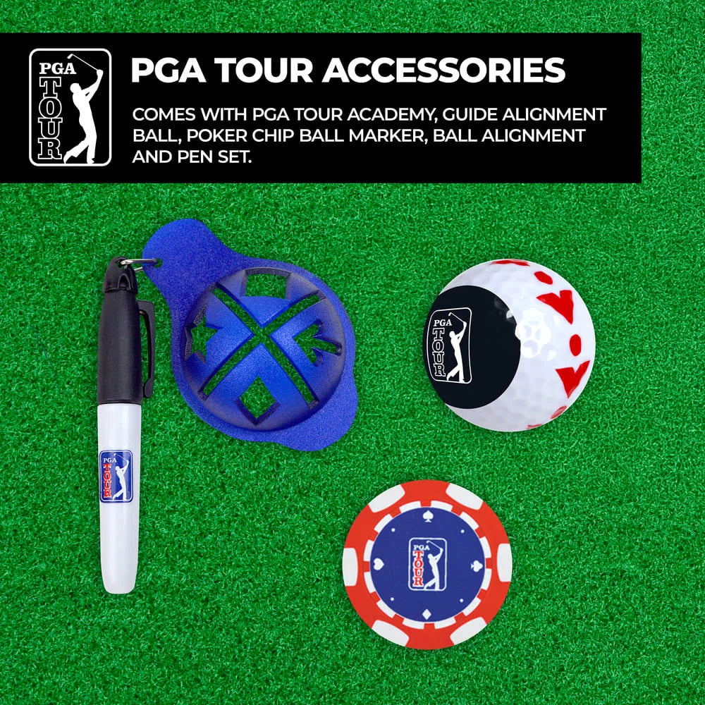 PGA TOUR Extra Large Golf Putting Mat Green