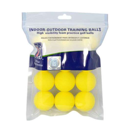 PGA TOUR Training Golf Balls Yellow