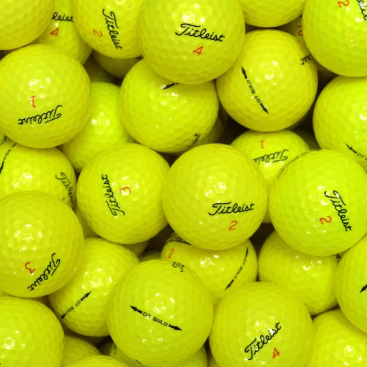 Titleist DT Solo Yellow Lake Balls