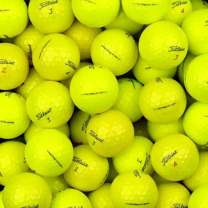 Titleist Pro V1 & Pro V1x Yellow Lake Balls